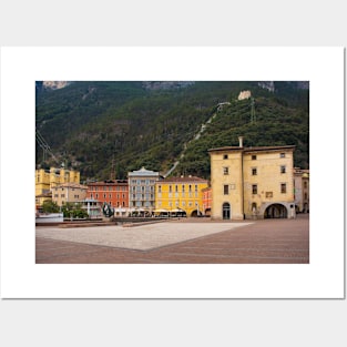 Square in Riva del Garda, Italy Posters and Art